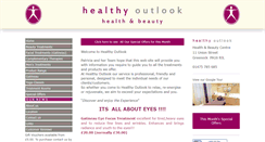 Desktop Screenshot of healthyoutlook.co.uk